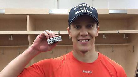Rob Zepp nach seinem Debüt.