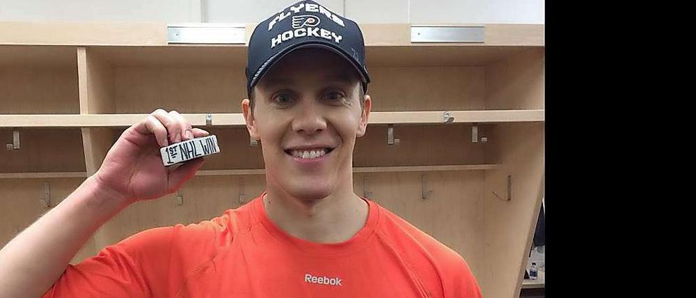 Rob Zepp nach seinem Debüt.