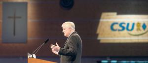 Parteichef Horst Seehofer beim CSU-Parteitag in Nürnberg