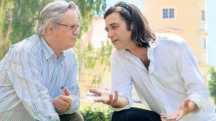 Der 80-jährige Siegfried Matthus (links) und sein Sohn Frank.