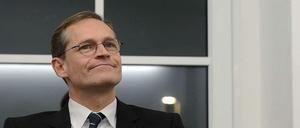 Gute Laune? Aber klar doch. Beim Tagesspiegel präsentierte sich Michael Müller bestens gelaunt.