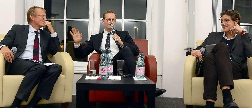 Michael Müller war zu Gast beim Tagesspiegel - und verriet viel über seine Pläne und Ideen.