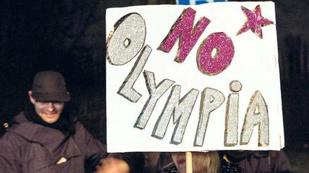 Ringe, die Berlin entzweien. Ob die Stadt sich um Olympia bewirbt, darüber soll in einem Volksentscheid verbindlich abgestimmt werden, verspricht Müller. 