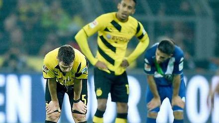 Zwei Mal geführt, aber am Ende steht trotzdem nur ein 2:2-Unentschieden für Borussia Dortmund 