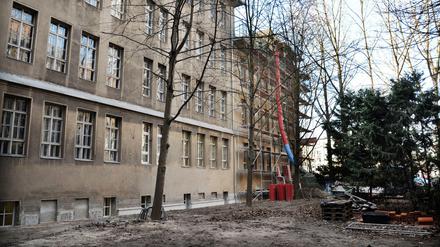 Baustelle Schule. Das Andreas-Gymnasium ist in den vergangenen zwei Jahren aufwändig saniert worden, hier ein Bild aus dem Jahr 2012.
