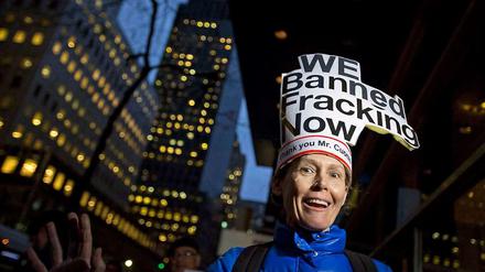 Hoch erfreut zeigten sich Demonstranten in New York City über den Beschluss des Bundesstaats New York.