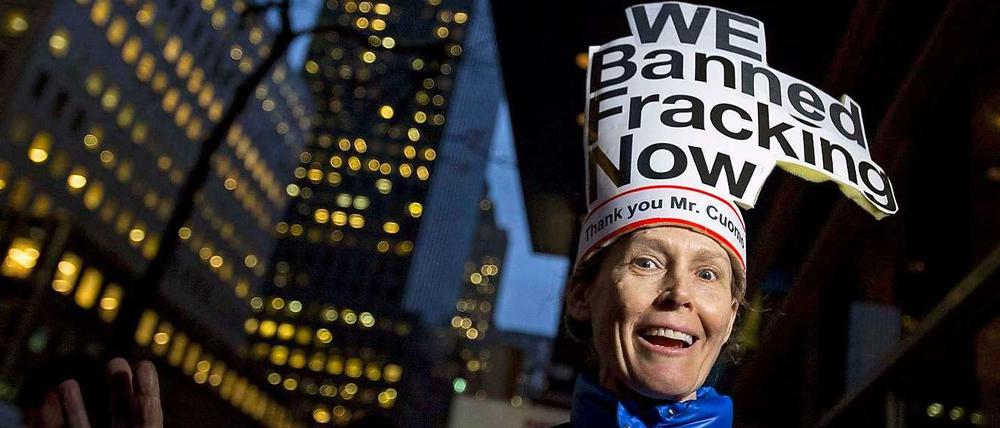 Hoch erfreut zeigten sich Demonstranten in New York City über den Beschluss des Bundesstaats New York.