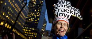 Hoch erfreut zeigten sich Demonstranten in New York City über den Beschluss des Bundesstaats New York.