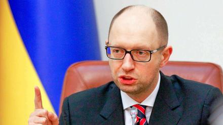 Der ukrainische Ministerpräsident Arsenij Jazenjuk.