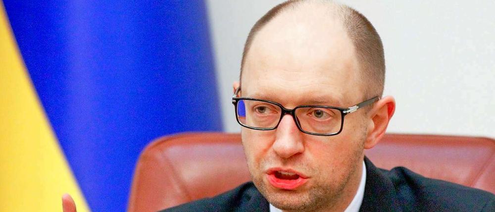Der ukrainische Ministerpräsident Arsenij Jazenjuk.