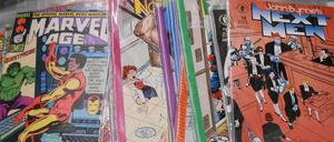 Geschenkt: Einige der Comic-Hefte von der Comic Art Collection der Michigan State University, die jetzt in Berlin studiert werden können.