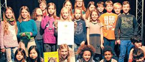 So sehen Sieger aus. Die Gewinnerklasse der Pettenkofer-Schule. 