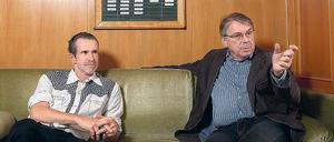 Auf der Besetzungscouch. DT-Ensemblemitglied Ulrich Matthes und Intendant Ulrich Khuon. 