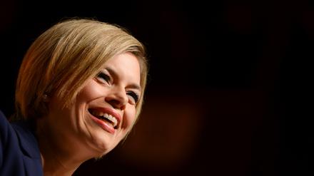 Julia Klöckner (41) ist stellvertretende Bundesvorsitzende der CDU und seit 2011 Fraktionschefin im Landtag von Rheinland-Pfalz.
