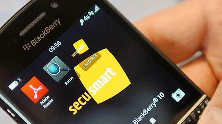 Bisher gelten vor allem Blackberrys mit Secusmart-Technologie als abhörsicher. Vodafone bietet bald eine App-Lösung an.