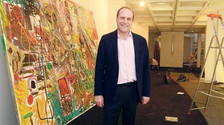 Mehr Raum für zeitgenössische Kunst. Daniel von Schacky, geschäftsführender Gesellschafter der Villa Grisebach, in den neuen Räumen.