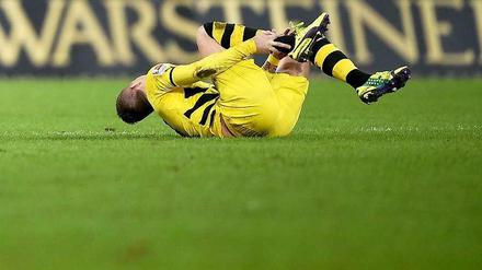 Schon wieder verletzt. Marco Reus bleibt das Pech treu. 