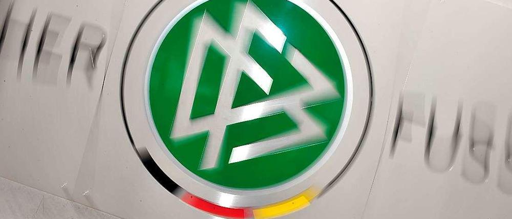 Das Logo des Deutschen Fußballbunds (DFB).