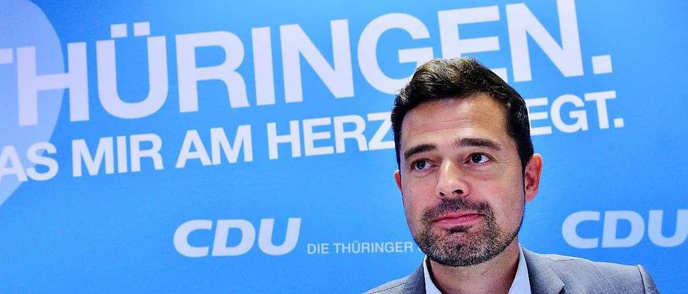 Mike Mohring, CDU-Fraktionschef im Landtag von Thüringen