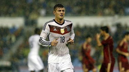 Nahm Maß: Toni Kroos erzielte den Siegtreffer gegen Spanien.