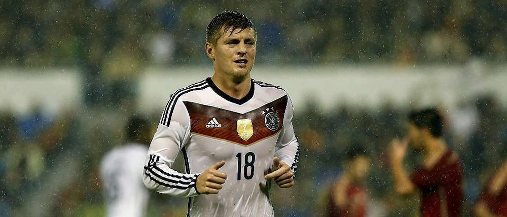 Nahm Maß: Toni Kroos erzielte den Siegtreffer gegen Spanien.
