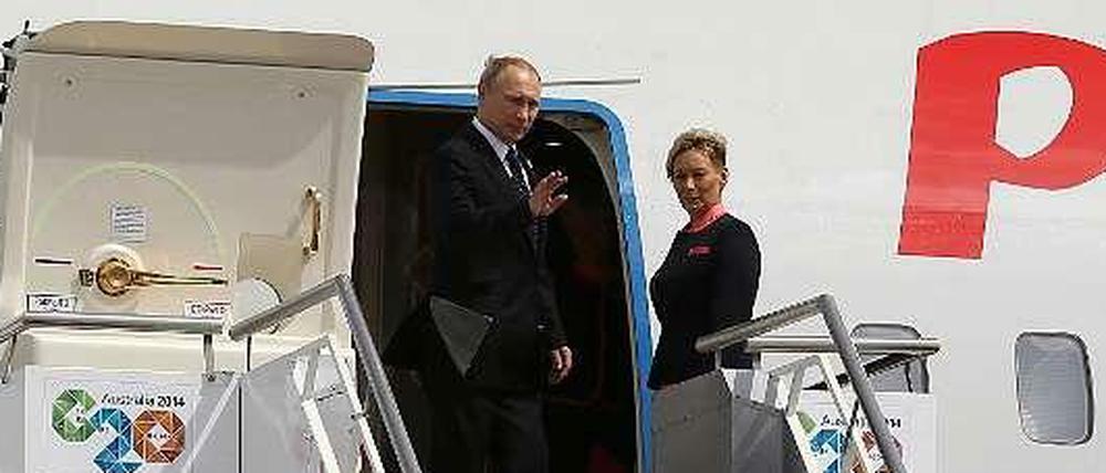 Und Tschüss! Wladimir Putin verlässt den G-20-Gipfel vorzeitig. 