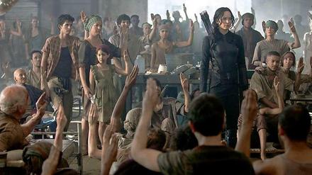 Der Gruß der Rebellen in dem Film "Die Tribute von Panem". Wer in Thailand so grüßt, wird festgenommen.