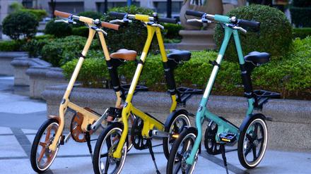 Das urbane Faltrad Strida aus Taiwan ist nun auch in Deutschland erhältlich.