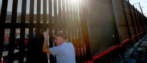 Obama will auch die Zäune an der grenze zu Mexiko stärker sichern.