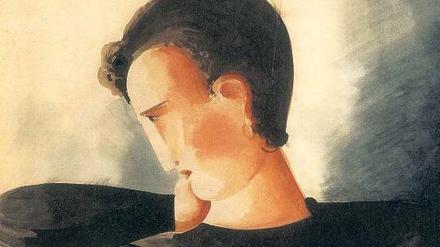 1931 malte Oskar Schlemmer das Gemälde „Sinnender“.