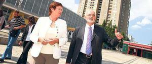 Kommunikator: Bielka mit der früheren Bausenatorin Ingeborg Junge-Reyer.