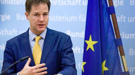 Nick Clegg, britischer Vize-Premier.