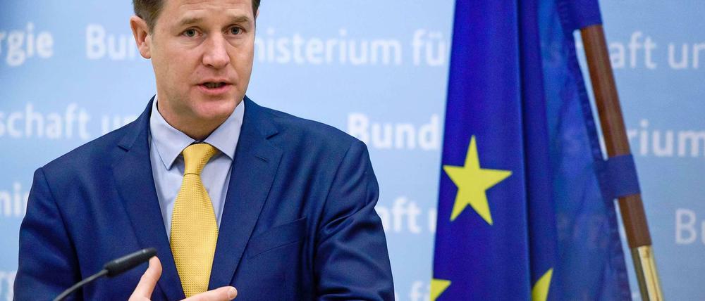Nick Clegg, britischer Vize-Premier.