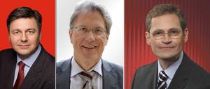 Die Neuen: Andreas Geisel, Matthias Kollatz und der künftige Regierungschef Michael Müller (von links).