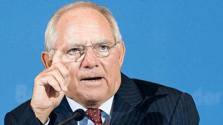 Finanzminister Wolfgang Schäuble.