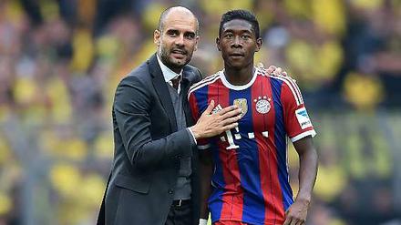 Taktische Finesse im Bayern-Spiel. „Unsere Flexibilität, unsere Spielweise - der Grund dafür ist David“, erklärte Bayern-Coach Pep Guardiola.