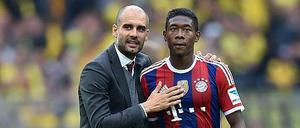 Taktische Finesse im Bayern-Spiel. „Unsere Flexibilität, unsere Spielweise - der Grund dafür ist David“, erklärte Bayern-Coach Pep Guardiola.