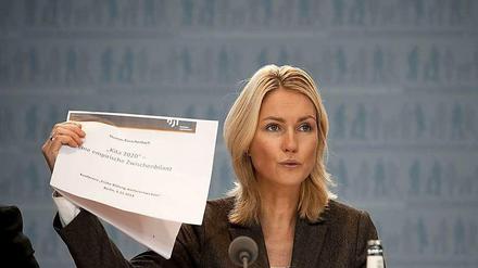 Manuela Schwesig stellte am Donnerstag auf der Bund-Länder-Konferenz den Bericht "Kita 2020" vor.
