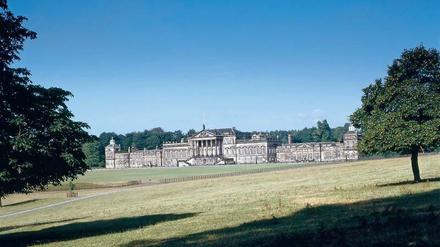 Imposant. Wentworth Woodhouse liegt etwa zwischen Barnsley und Rotherham in South Yorkshire.