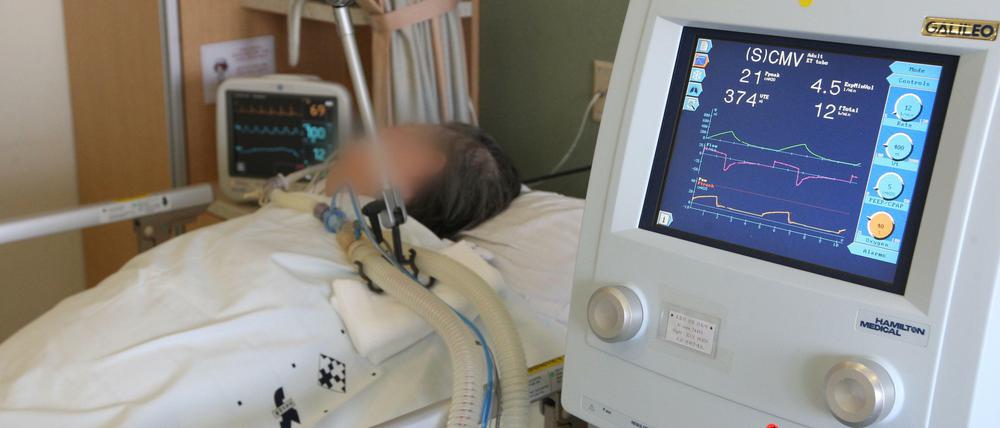 Eine Koma-Patientin (Archivbild).