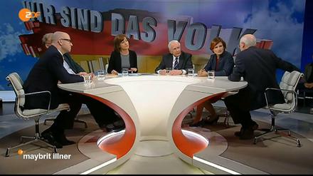 Die Talkrunde bei Maybrit Illner.