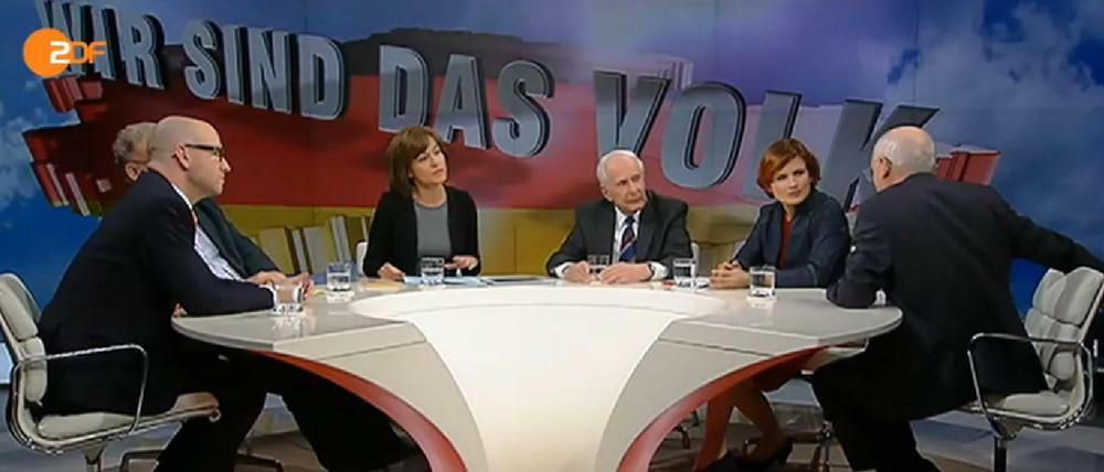 Die Talkrunde bei Maybrit Illner.
