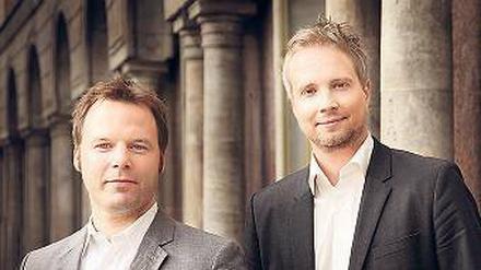 Gabriel Grote und Henning Birkenhake produzieren ihren Likör in der eigenen Küche.