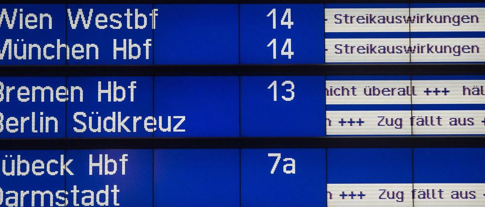 Kein Zug wird kommen. Die Lokführer wollen demnächst wieder streiken.