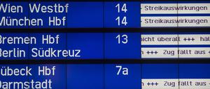 Kein Zug wird kommen. Die Lokführer wollen demnächst wieder streiken.