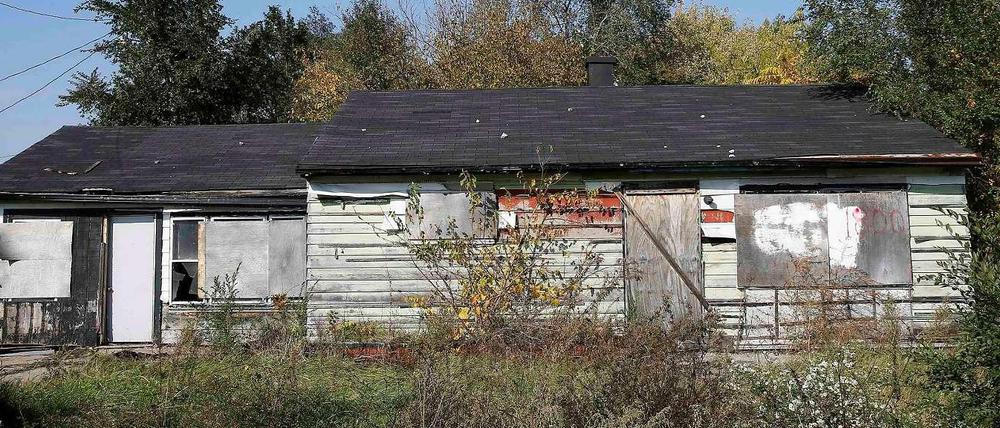 In diesem verfallenen Haus in der Stadt Gary im US-Bundesstaat Indiana soll eines der Opfer des mutmaßlichen Serienkillers gefunden worden sein.