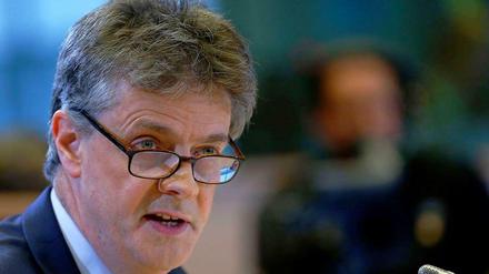Muss bei den Anhörungen in Brüssel nachsitzen: Der designierte Kommissar für die Regulierung der Finanzmärkte, Jonathan Hill.