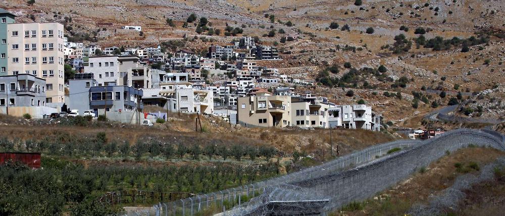Die Golanhöhen zwischen Syrien und Israel.