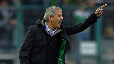 Lucien Favre war nach dem Spiel seiner Gladbacher gegen Mainz einigermaßen sauer.