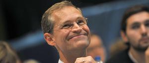 Er kann sich über das Umfrageergebnis freuen: Senator Michael Müller.